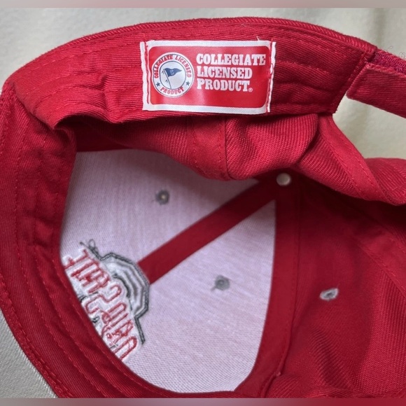 Ohio State University Buckeyes OSU Red Adjustable Hat Cap EUC - Picture 5 of 7